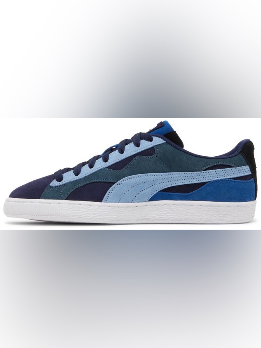 EUC Puma Suede 'Camowave - Navy Day Dream, Men’s sz 6.5 - Picture 2 of 7